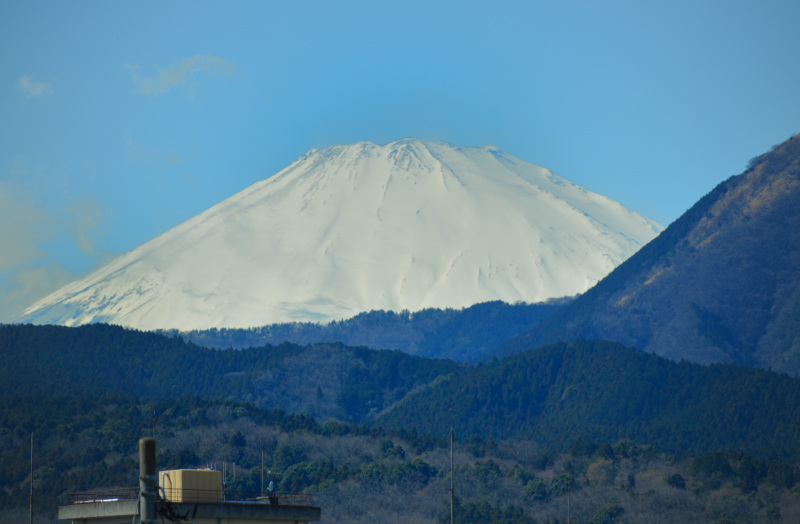 真白き富士山