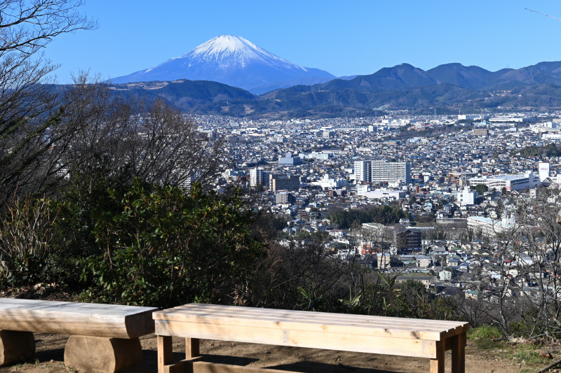 弘法山公園からの富士山