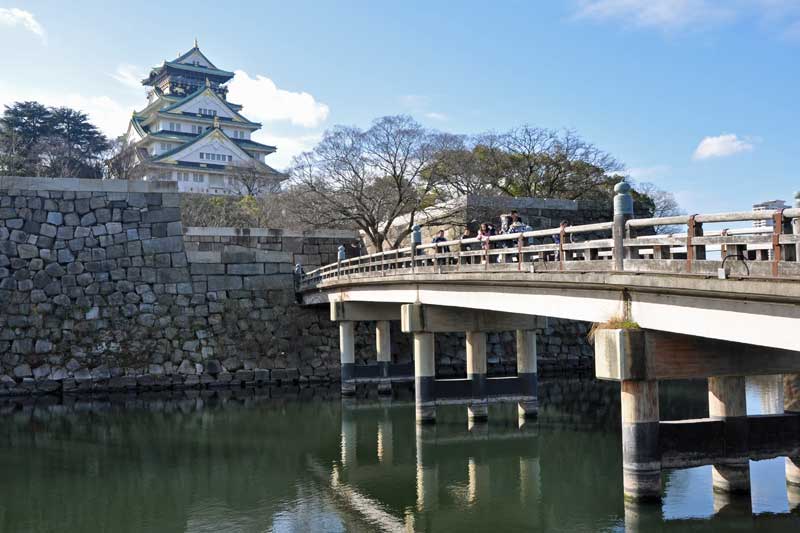 極楽橋からの大阪城