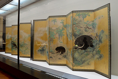 岩藤熊萩野猪 望月玉泉筆(明治時代・19世紀)