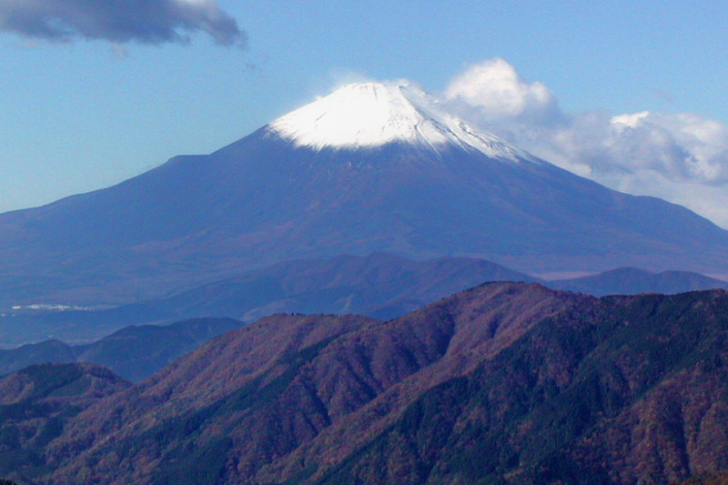 三ノ塔山頂からの富士山