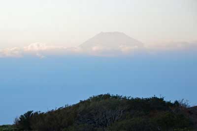 富士山夕景(10月中旬)