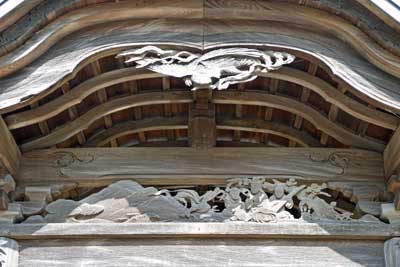 正続院唐門の彫刻