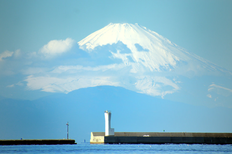 城ヶ島からの富士山