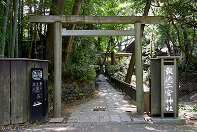 小田原城側の入口