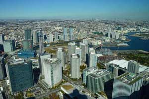 横浜ランドマークタワーの眺望