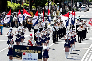 第70回 ザよこはまパレード(神奈川県警察音楽隊)
