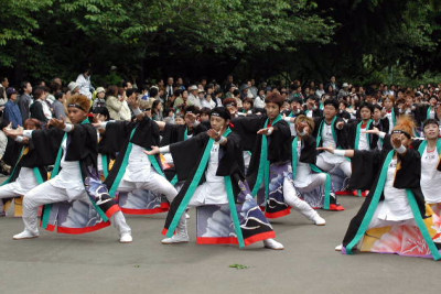 「YOSAKOIソーラン祭り」の会場に！