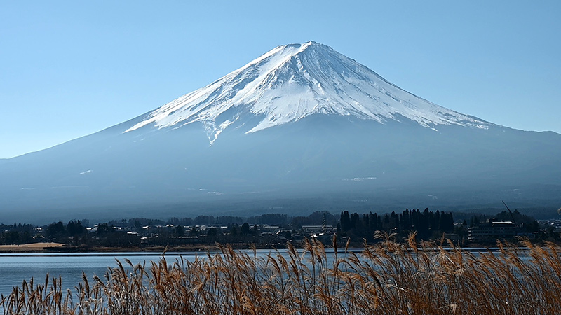長崎公園からの富士山