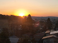 会津若松 東山温泉(夕景と星空)