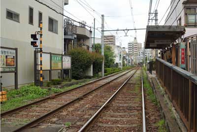都電荒川線(庚申塚駅)
