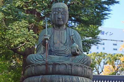 銅造地蔵菩薩坐像