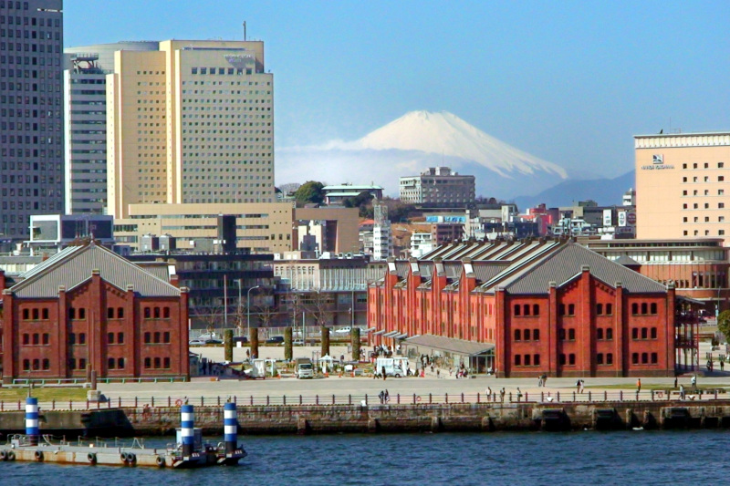 大さん橋からの富士山