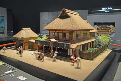 茶屋「桜屋」(神奈川の台町)(模型)
